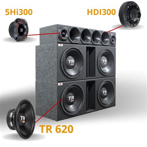 Caixa Woofer Triton Tr Polegadas De Wrms Vinisound