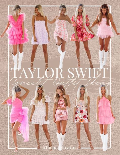 The Eras Tour Concert Outfit Ideas Taylor Swift Tour Outfits