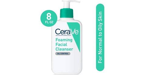 CeraVe Foaming Facial Cleanser With Ceramides And Hyaluronic Acid 8 0