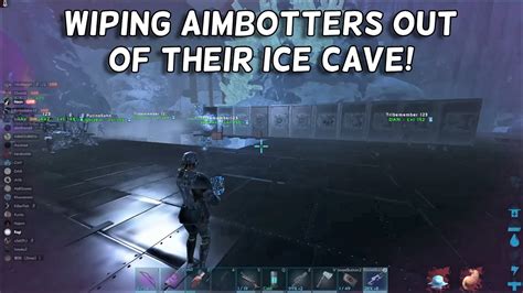 Wiping A Thicc Island Ice Cave Ark Official Pvp Youtube