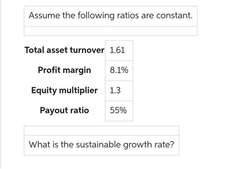 Answered Assume The Following Ratios Are… Bartleby