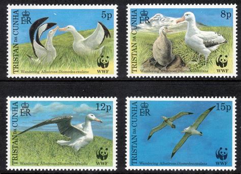 Tristan Da Cunha Albatross Wwf Scott Sg Mnh