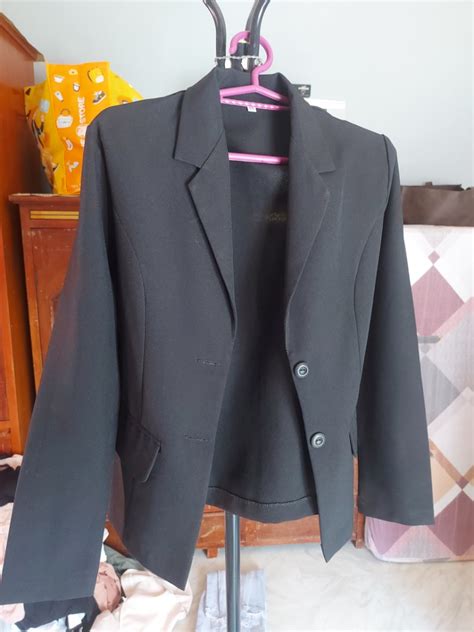 Black Formal Coat, Women's Fashion, Coats, Jackets and Outerwear on Carousell