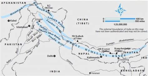 List of Mountain Ranges & Mountains in India