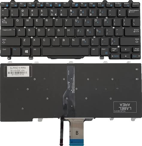 Amazon Laptop Replacement US Layout Backlit Keyboard For DELL