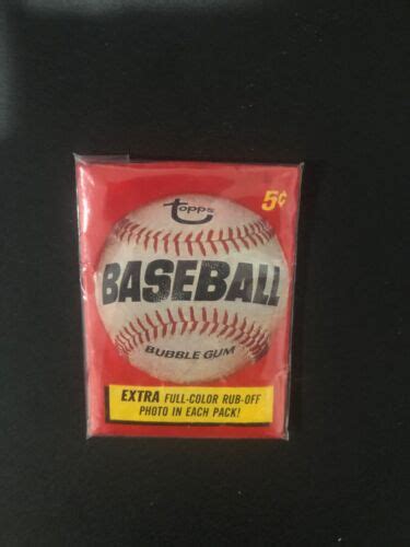 Topps Baseball Wax Pack Please Read Description Ebay