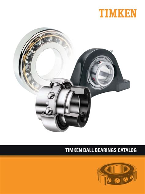 Timken Ball Bearings Catalog | Bearing (Mechanical) | Engineering Tolerance