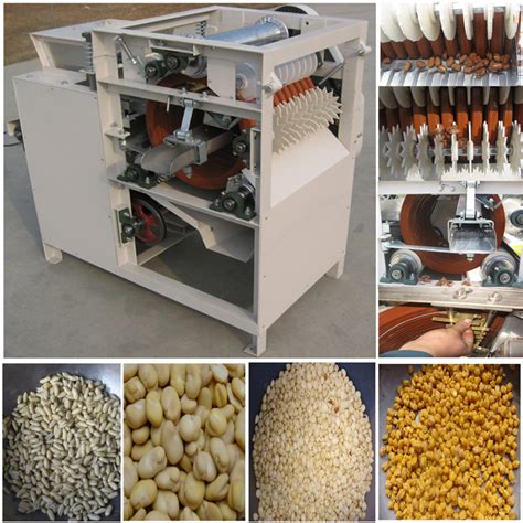 Almond Groundnut Skin Removing Machine 250kg H Wet Peanut Skin Peeling