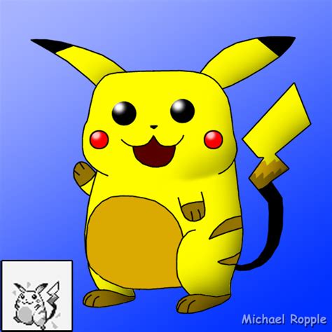 Classic Pikachu by spacepig22 on DeviantArt