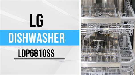 LG Dishwasher LDP6810SS - YouTube