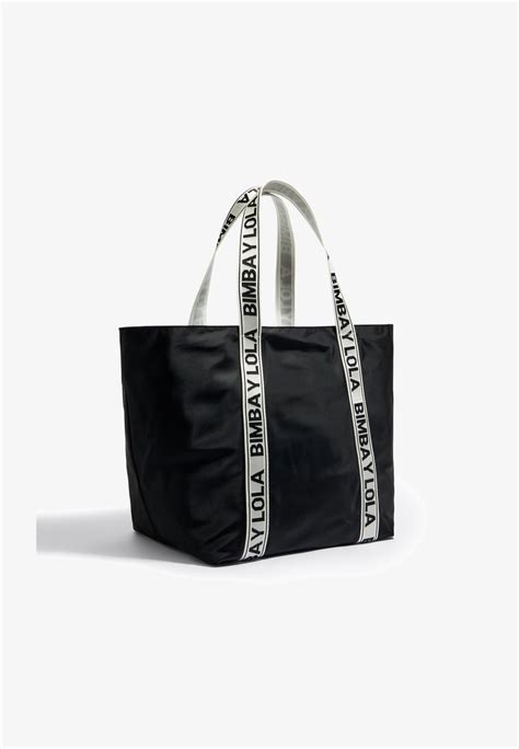 Bimba Y Lola Xl Shopper Tote Bag Black Zalandoie