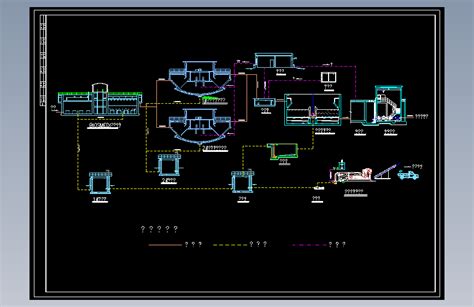 某电厂中水回用流程图autocad 2007模型图纸下载 懒石网