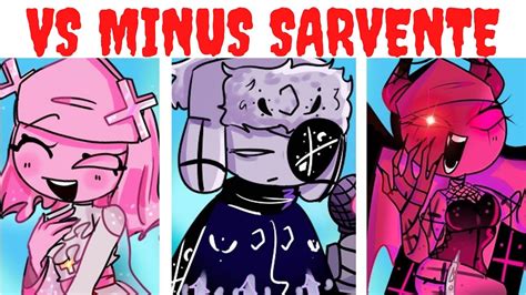 Friday Night Funkin Vs Minus Sarvente S Mid Fight Masses Full Week