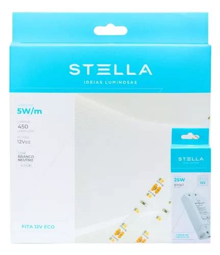 Fita Led Profissional Eco W M Ip V Fonte Inclusa Stella