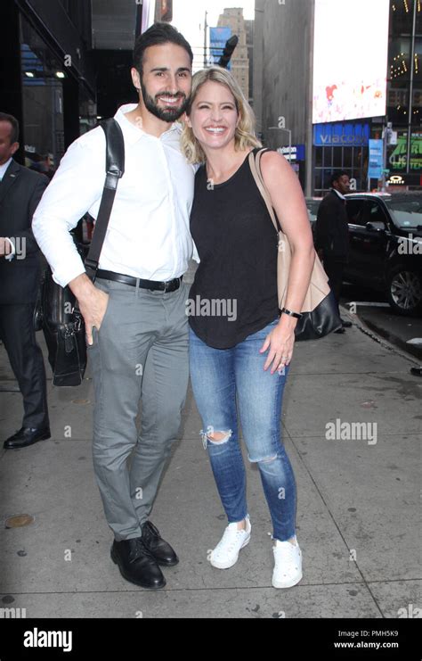 New York Ny Usa 18th Sep 2018 Sara Haines With Husband Max Shifrin