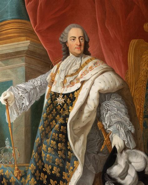 Portrait Of Louis Xv In Coronation Attire French School Of The 9th