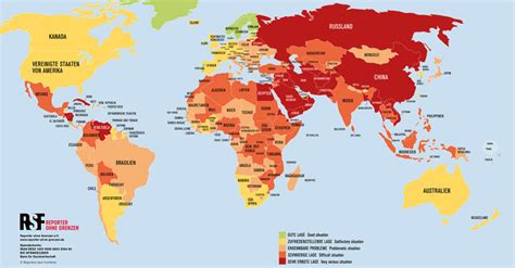 Rangliste Der Pressefreiheit Reporter Ohne Grenzen F R