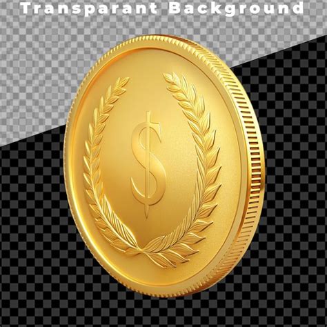 Premium Psd Gold Coin Isolated On Transparent Background