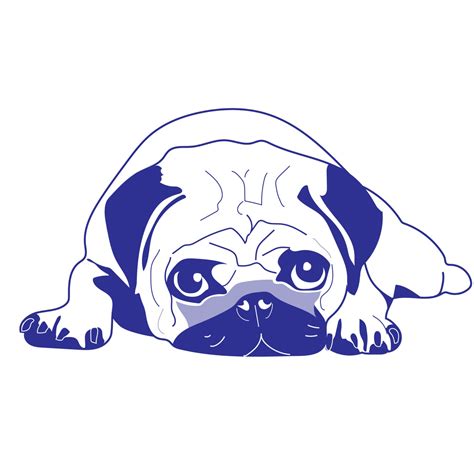 Pug Vector File Clip Art Graphic Art Dog Vector Animal