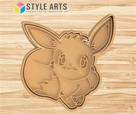 Archivo Stl Eevee Pokemon Cortante Para Galletas Y Masas Cookies