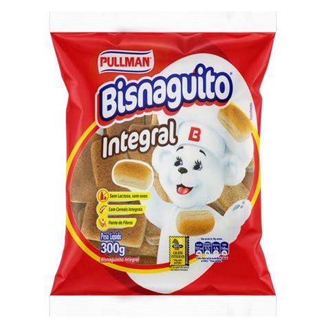 P O Bisnaguinha Integral Zero Lactose Pullman Bisnaguito Pacote G