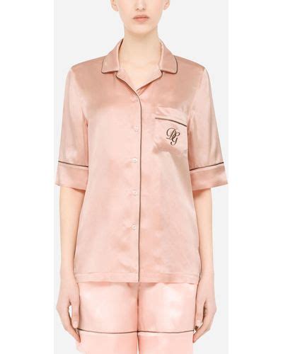 Pink Dolce And Gabbana Nightwear And Sleepwear For Women Lyst