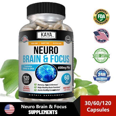 Neuro Brain And Focus 3060120 Capsules Healthy Memory Function