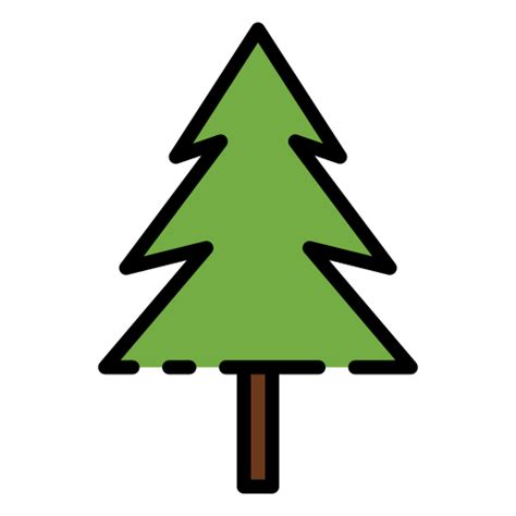 Pine Tree Icon Png Pine Tree On Piece Of Green Land Icon Image Vector
