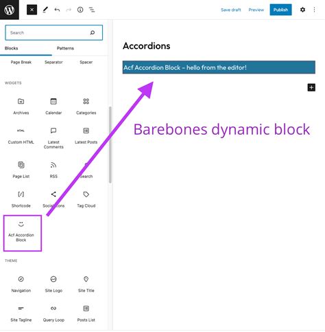 Create an Accordion Block with Advanced Custom Fields - Builders