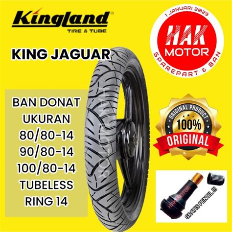 Jual BAN DONAT KINGLAND JAGUAR RING 14 TUBLES 80 80 14 90 80 14