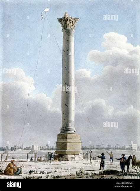 Vivant Denon Pompeys Column Alexandria 1798 French Soldiers