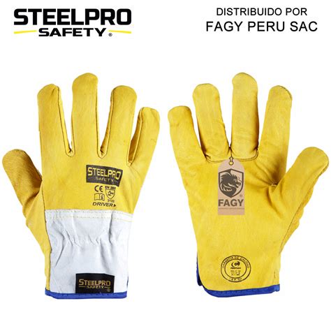 Guante Cuero Driver Amarillo Steelpro Venta De Epps Fagy Peru