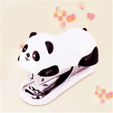 St Cke Panda Cartoon Mini Hefter Schule B Robedarf Schreibwaren