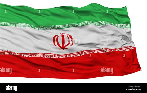 Isolated Iran Flag Stock Photo Alamy