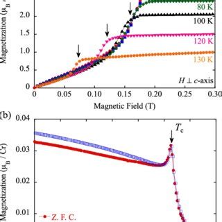 Magnetization Curves As Functions Of Magnetic Field A And Temperature