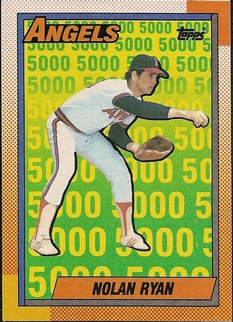 1990 Topps Nolan Ryan 5000k Wax Pack Gods