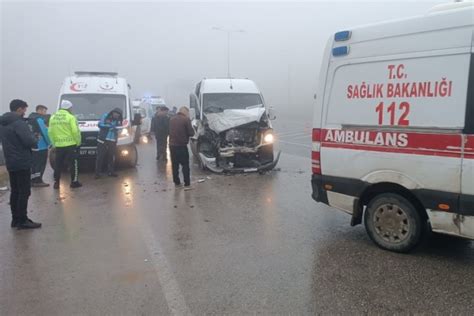 Gaziantep te yoğun sis beraberinde kaza getirdi Güncel Haberler