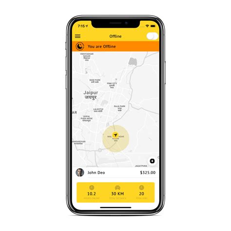 Ionic 5 Taxi Driver App Template – Enappd