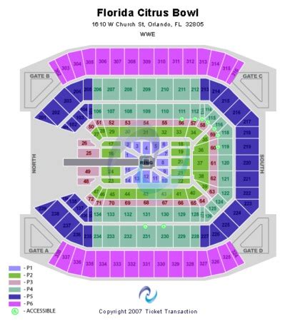 Camping World Stadium Tickets In Orlando Florida Seating Charts