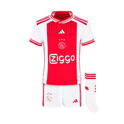 Kit adidas Ajax de Amsterdam Primera Equipación 2023 2024 Niño Weiß