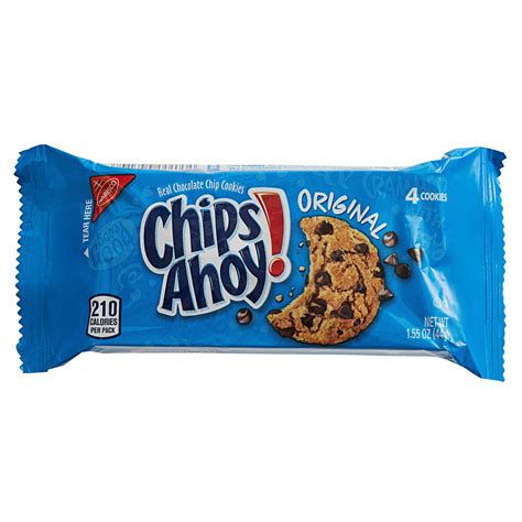 Chips Ahoy Chocolate Chip Cookie Snack Packs 48 Case