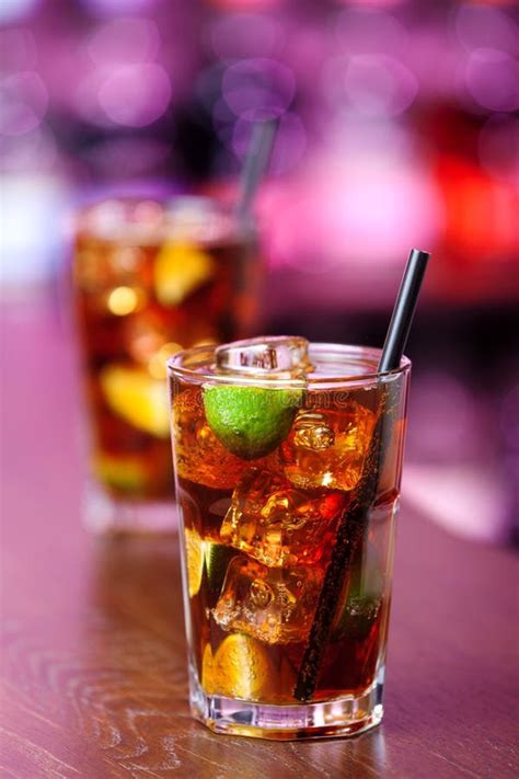 Cocktails Collection Cuba Libre Stock Image Image Of