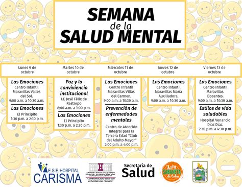 Sabaneta realizará la Semana de la Salud Mental Sala de Prensa