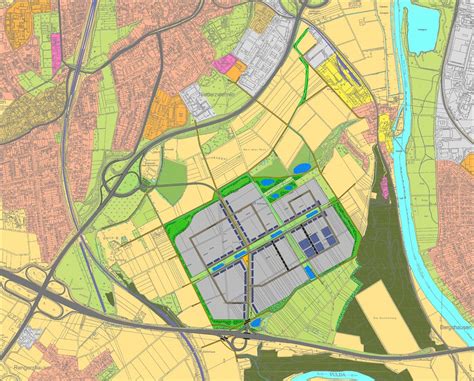 Gewerbe Und Industriegebiet Langes Feld Kassel Planquadrat Dortmund