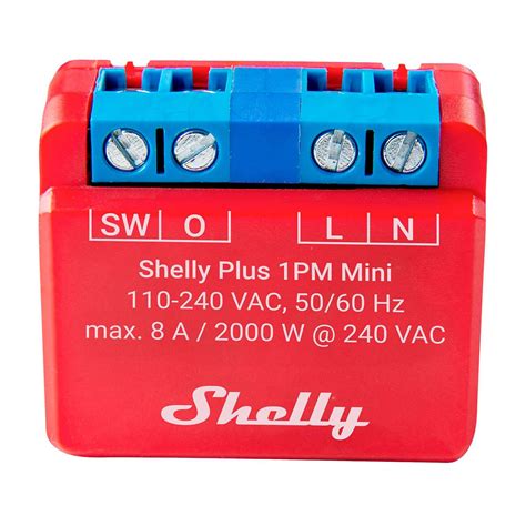 Módulo Automação Shelly Plus 1PM Mini