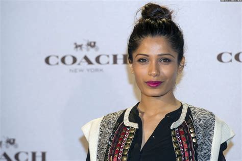 Freida Pinto No Source Celebrity Beautiful Babe Posing Hot Coach High