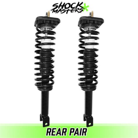 Rear Pair Complete Struts Coil Spring Assemblies For