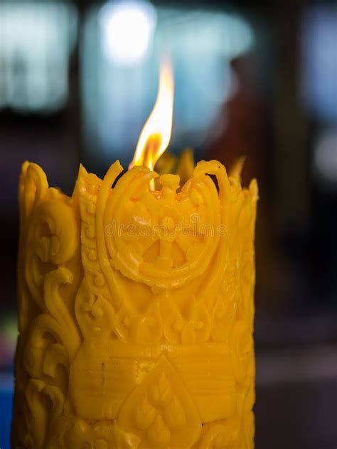 Light The Candle For Worship Stock Image Image Of Candle Buddhist