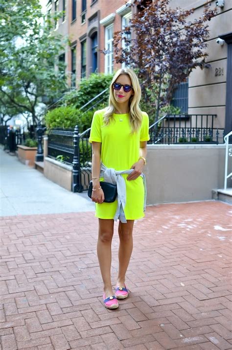 Neon Yellow T-Shirt Dress - Katie's Bliss