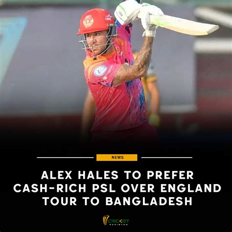 Cricket Pakistan On Twitter Alex Hales Has Decided To Skip England S